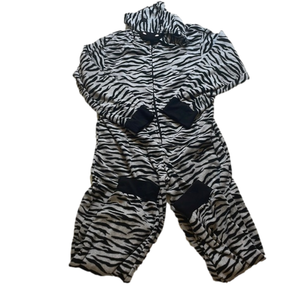 Other - Women’s zebra pj costume hooded onesie size XXL